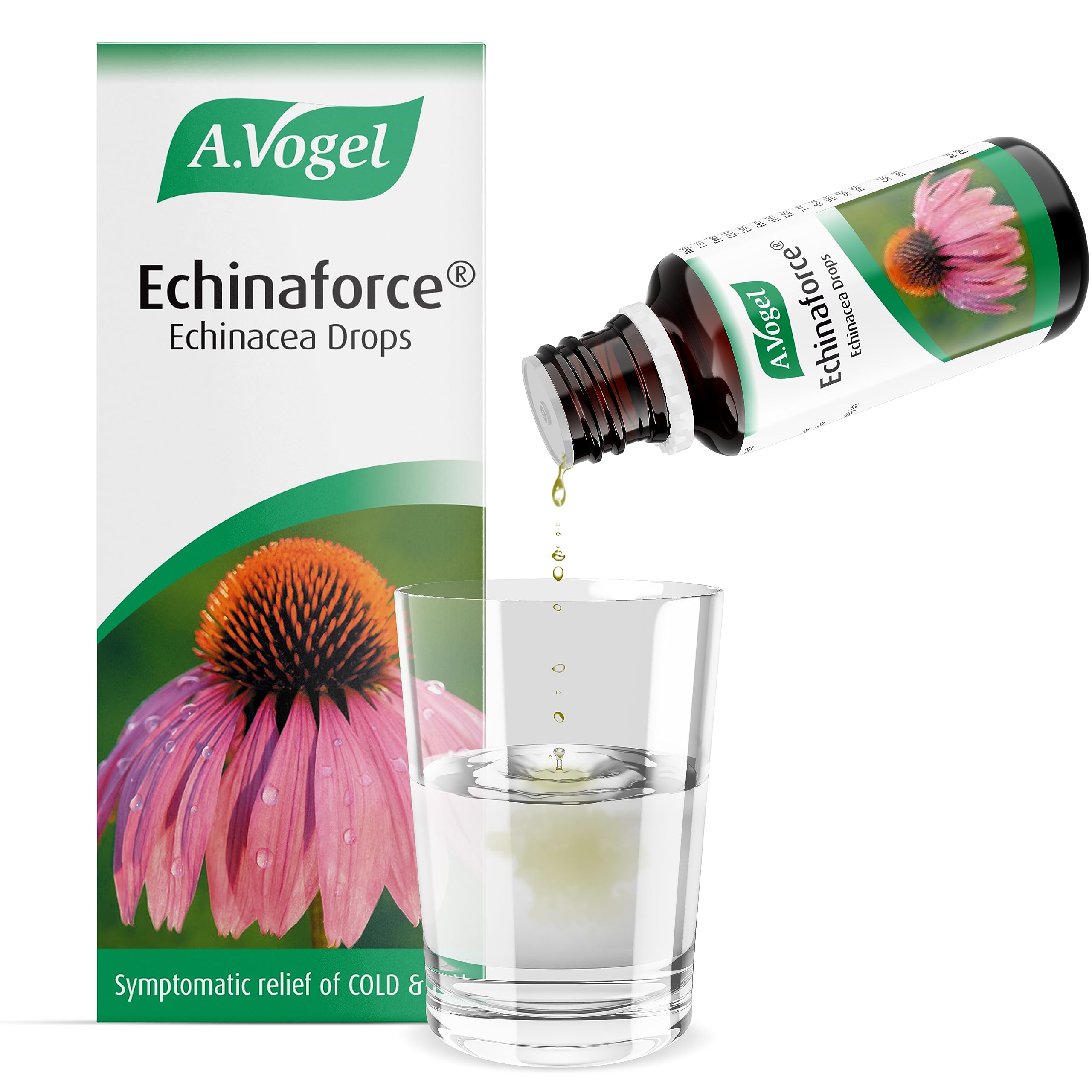 A.Vogel Echinaforce Echinacea Drops | Relieves Cold & Flu Symptoms by Strengthening